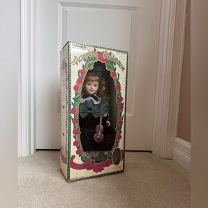 Melissa Victorian Collection Doll with Green and Black Dress